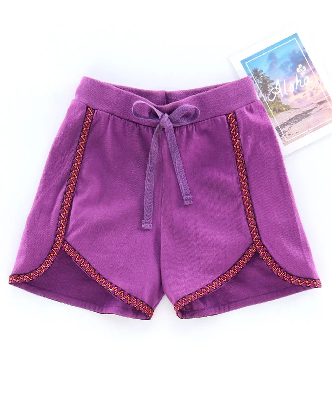 Versatile and Adaptive Men's Travel ShortsGirls Knit Short With Tape Hem