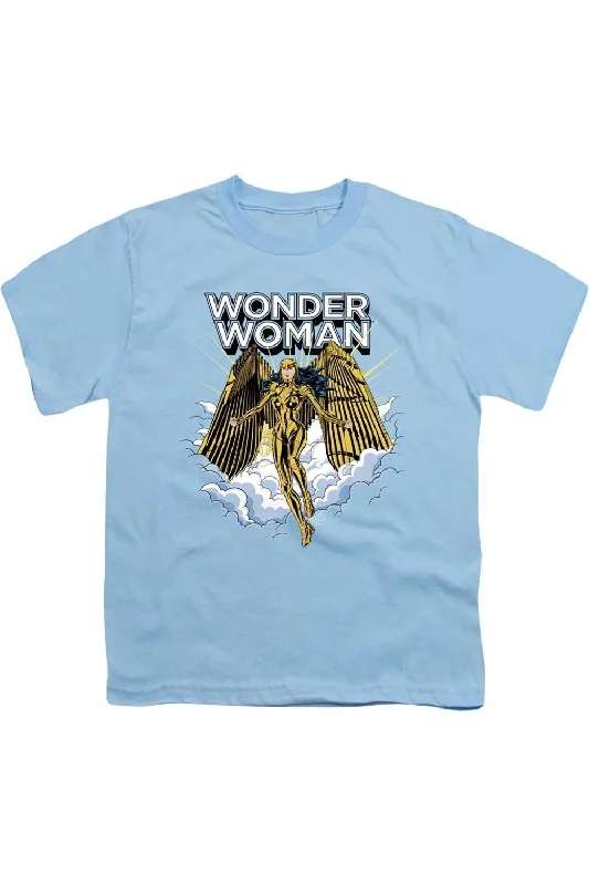 Men's Shirts with Scoop NecksWonder Woman 84 Glorious Wonder Short Sleeve Juvenile Tee / T-Shirt