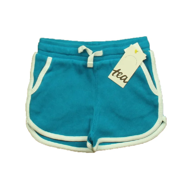 Men's Summer Linen ShortsTea Girls Blue | White Shorts