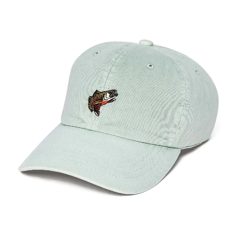 Embroidered Bucket HatsFilson Washed Low Profile Logger Cap - Mint/Trout