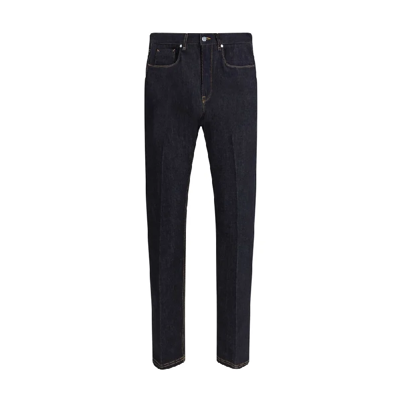 Elegant Straight-Leg Men's JeansFendi Straight Men's Jeans