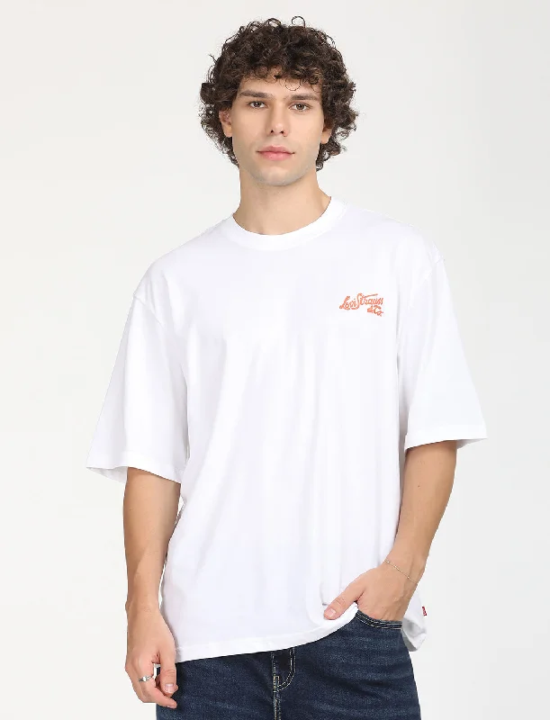 Men's Shirts with Lace-Up HemlinesMen's Graphic Loose Fit T-Shirt