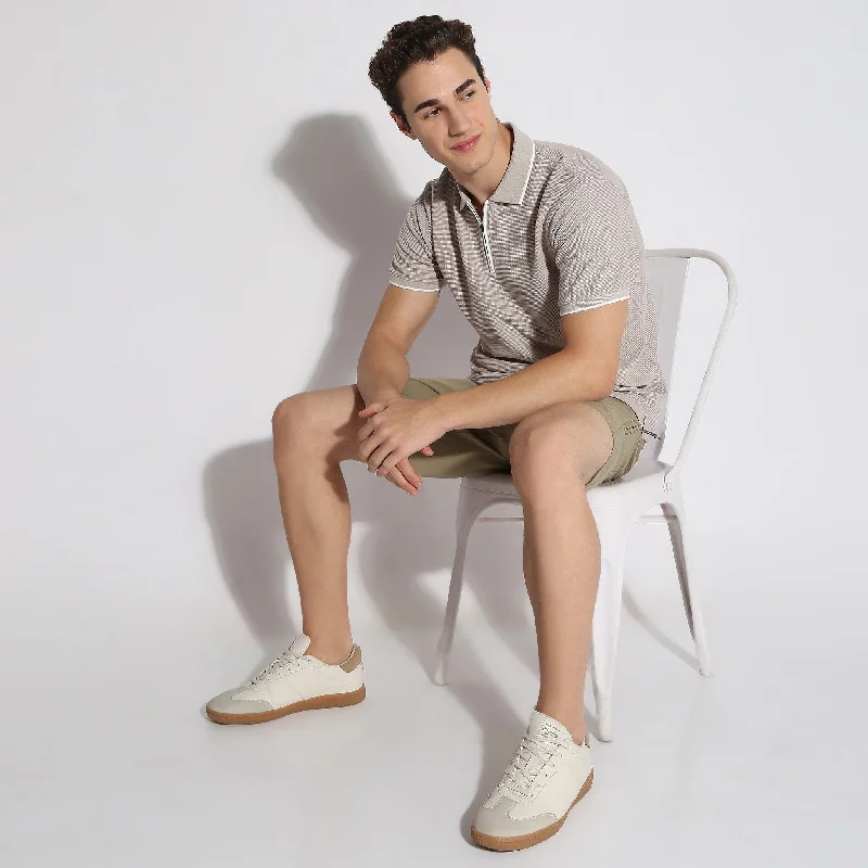 Men's Shirts with Wingtip CollarsStructured Modern Smart Polo T-Shirt