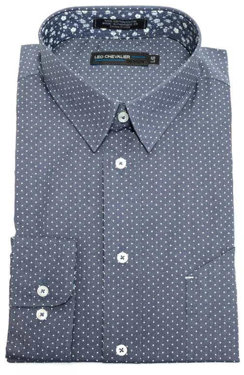 Men's Moisture-Wicking Shirts for All-Day ComfortLeo Chevalier Long Sleeve Sport Shirt - 428432 Men's Moisture-Wicking Shirts for All-Day ComfortLeo Chevalier Long Sleeve Sport Shirt - 428432