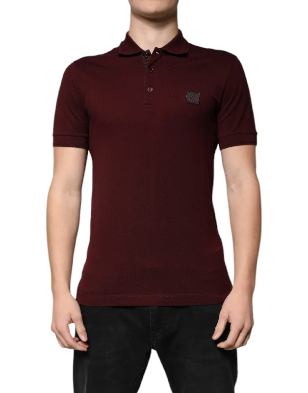 Men's Shirts with Pin CollarsDolce & Gabbana  Colla Short Sleeves Polo Men's T-shirt
