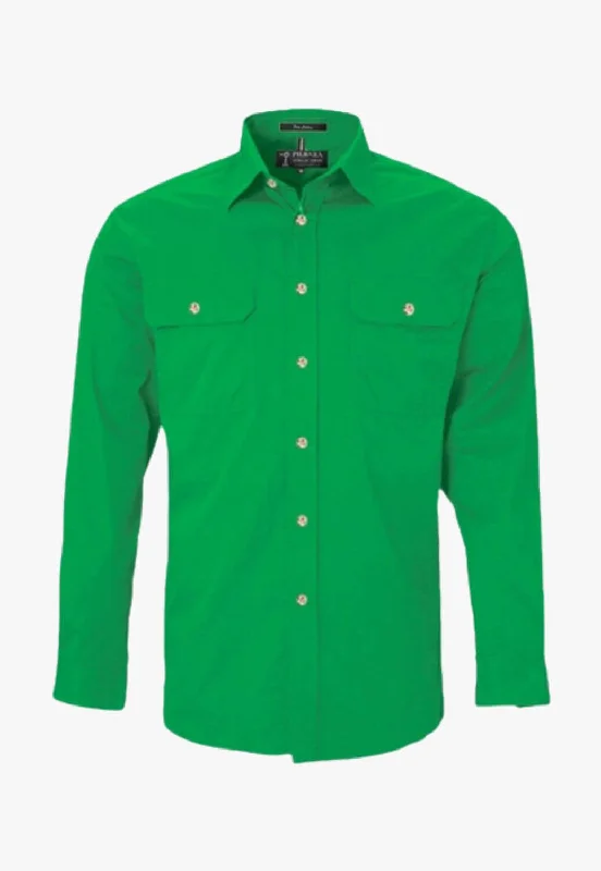 Men's Hawaiian Print Shirts for Luau PartiesPilbara Mens Open Front Shirt RM500BT