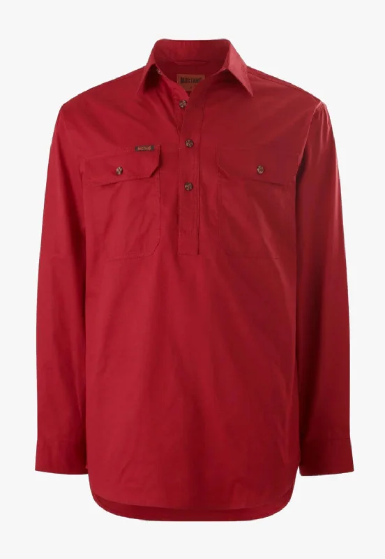 Men's Affordable Shirts for Budget-Friendly StyleMustang Mens Closed Front Shirt