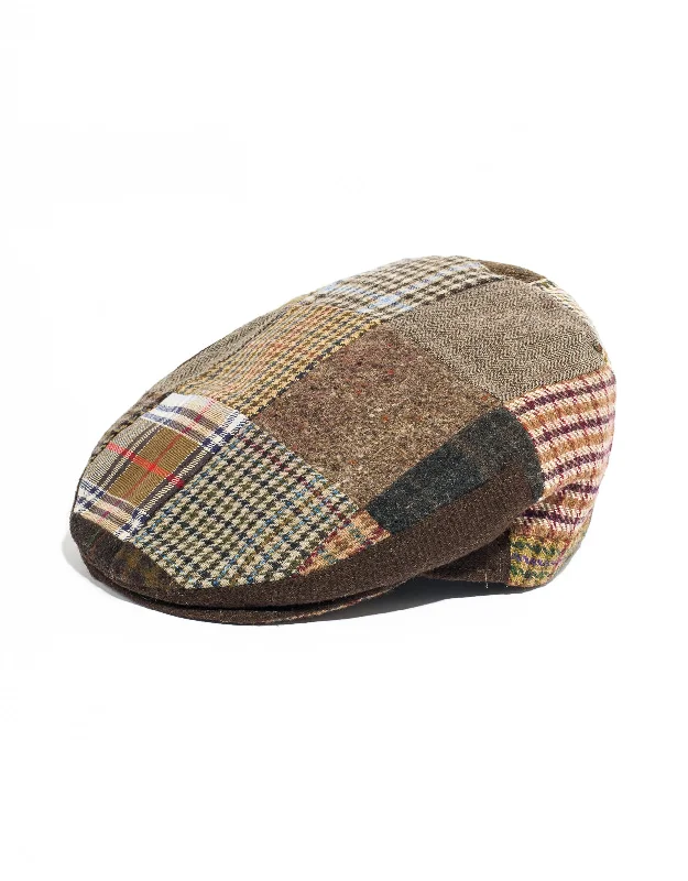 Waterproof Work HatsTWEED IVY CAP - PATCHWORK