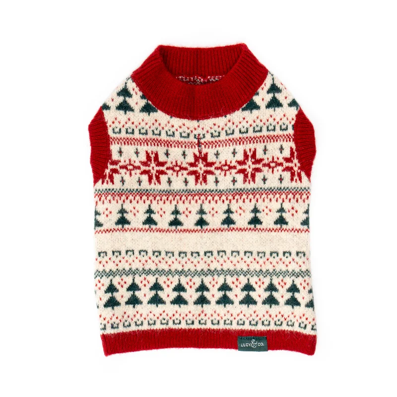 Men's Sweaters with Asymmetrical HemlinesLet it Snow Sweater