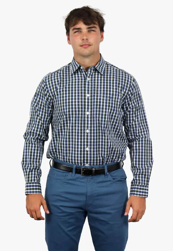 Men's Patterned Dress Shirts for a Unique TwistR.M. Williams Mens Collins Long Sleeve Shirt Men's Patterned Dress Shirts for a Unique TwistR.M. Williams Mens Collins Long Sleeve Shirt