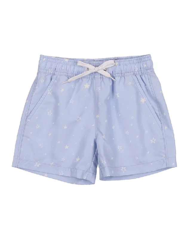 Breathable Men's Exercise ShortsPouf Baby Star Print Bathing Suit Short