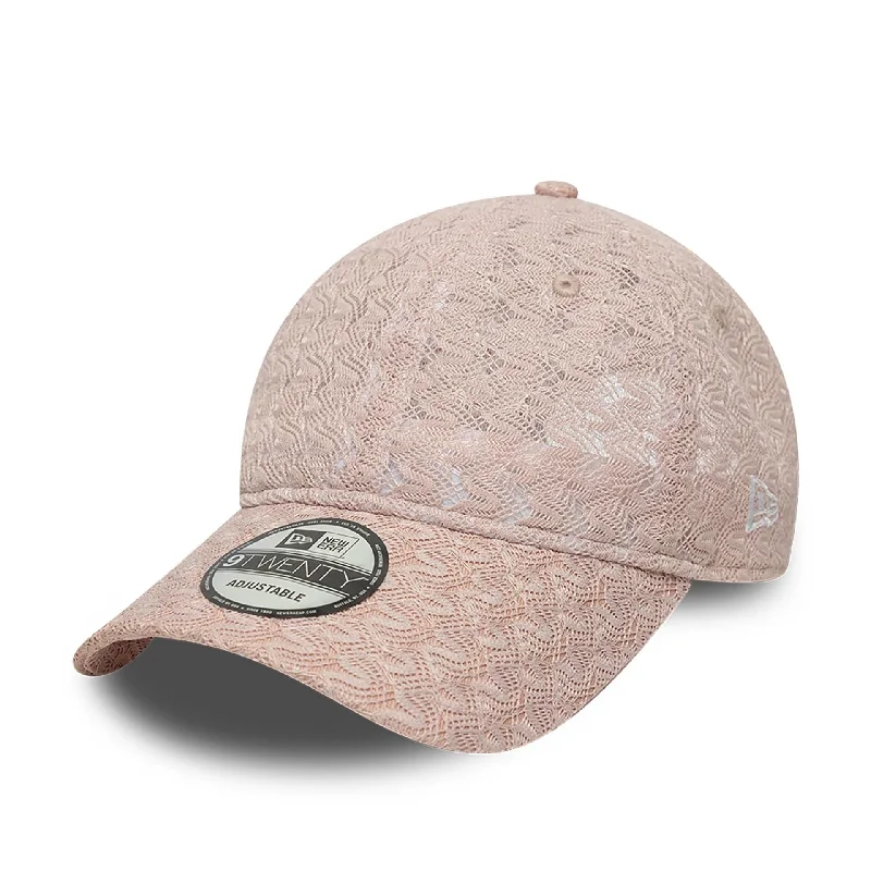Boys' Baseball CapsNew Era Lace Pastel Pink 9TWENTY Adjustable Cap