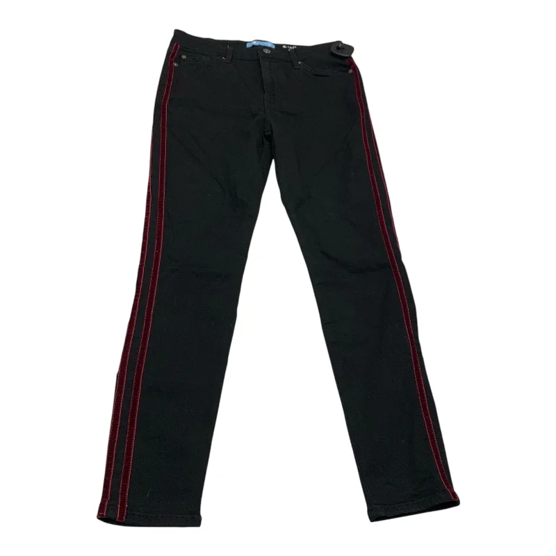 Comfort-Fit Men's JeansJeans Designer By 7 For All Mankind In Black Denim, Size: 8