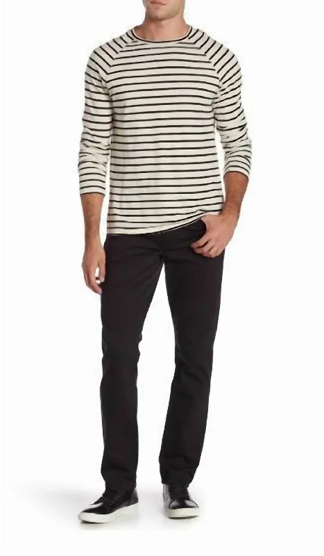 Men's Straight-Leg JeansThe Slim Stretch Twill After Dark Pants In Black