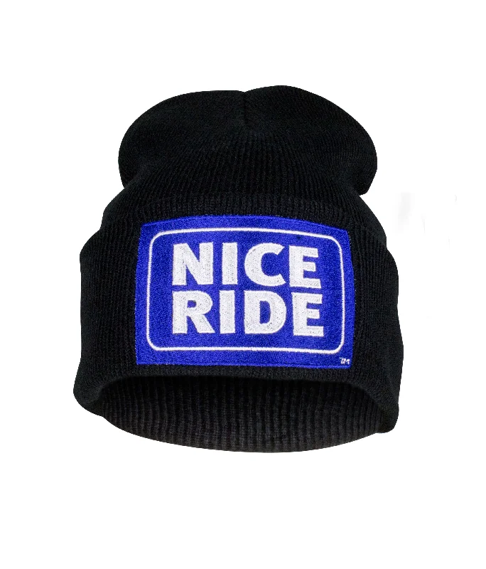 Reversible Bucket Hats"BLUE SHIELD"   Cuff Beanie
