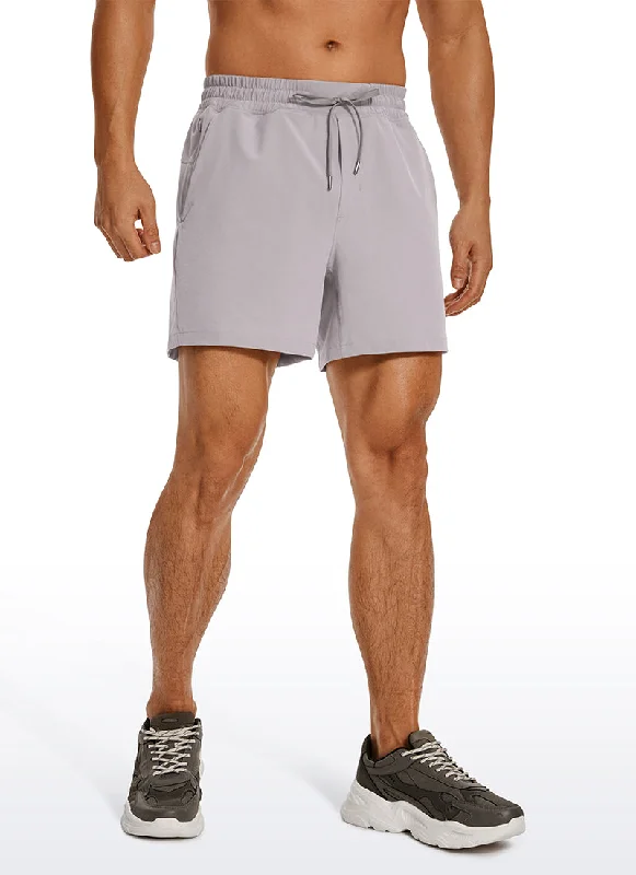 Men's Weather-Resistant Outdoor ShortsFeathery-Fit Workout Shorts 5''- Linerless