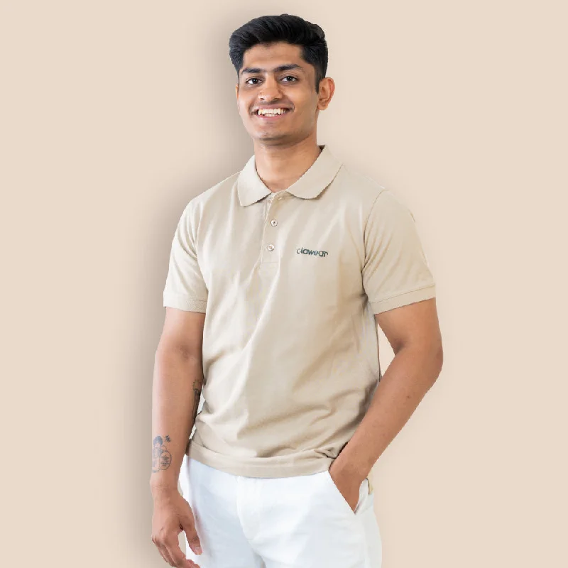 Men's Shirts with Mock NecksBandhavgarh Men's Polo Neck T-Shirt