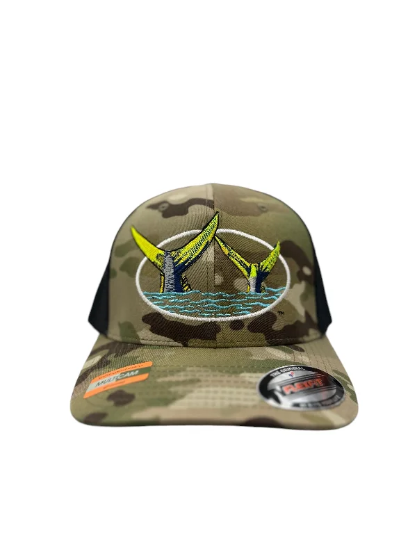Novelty Baseball Caps"Ring Tails" 6511 Multi Cam Trucker Hat