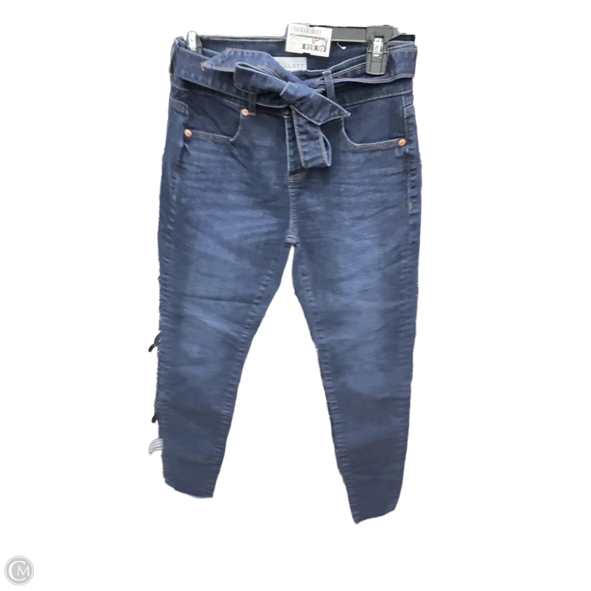 Elegant Men's JeansJeans Straight By Loft In Blue Denim, Size: 0