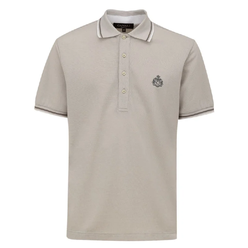 Men's Shirts for Outdoor ActivitiesCanali Cotton Polo Men's Shirt