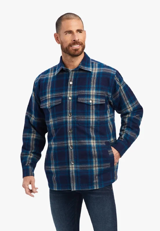 Men's Camping Shirts for Outdoor AdventuresAriat Mens Hannoch Shirt Jacket