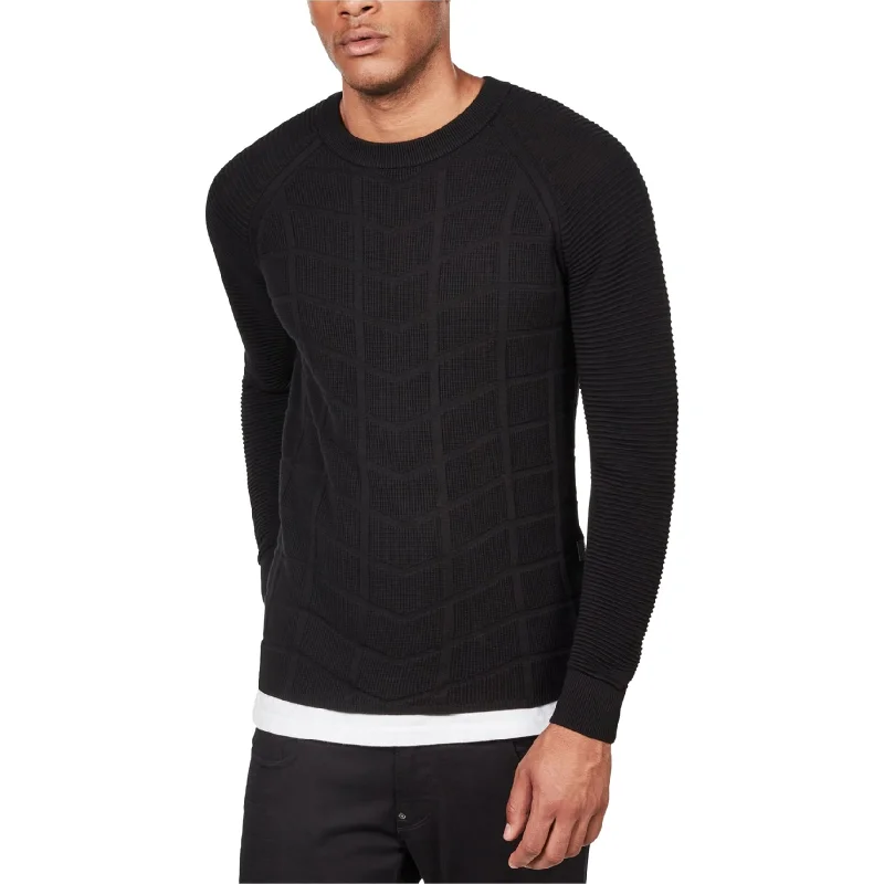 Patterned Men's Fair Isle SweatersG-Star Raw Mens Textured Moto Pullover Sweater, Black, XX-Large Patterned Men's Fair Isle SweatersG-Star Raw Mens Textured Moto Pullover Sweater, Black, XX-Large