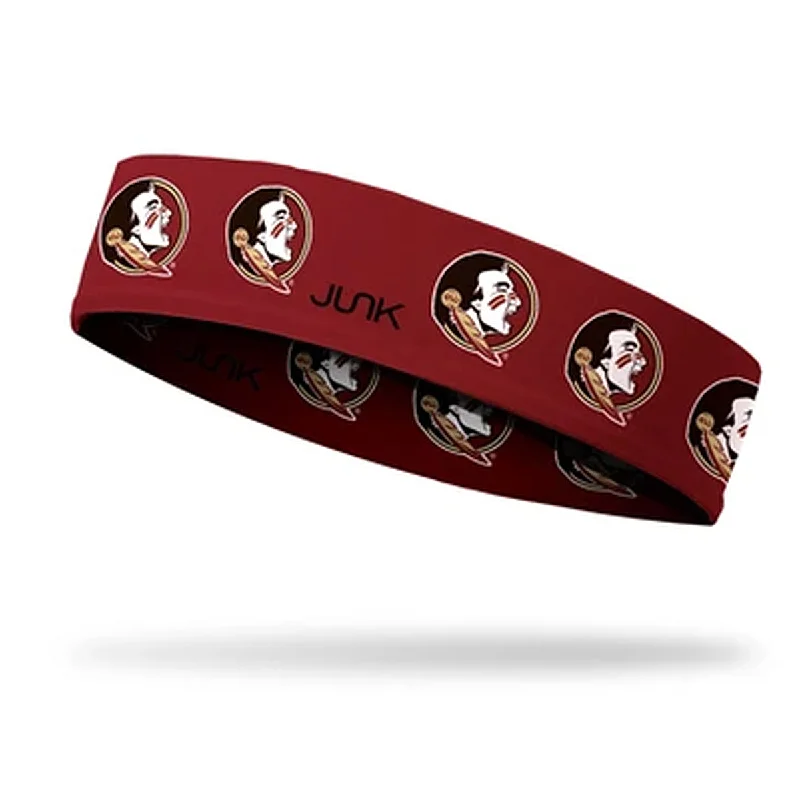 Kids' Baseball Caps with LogosJunk Brands Seminoles Headband - Garnet