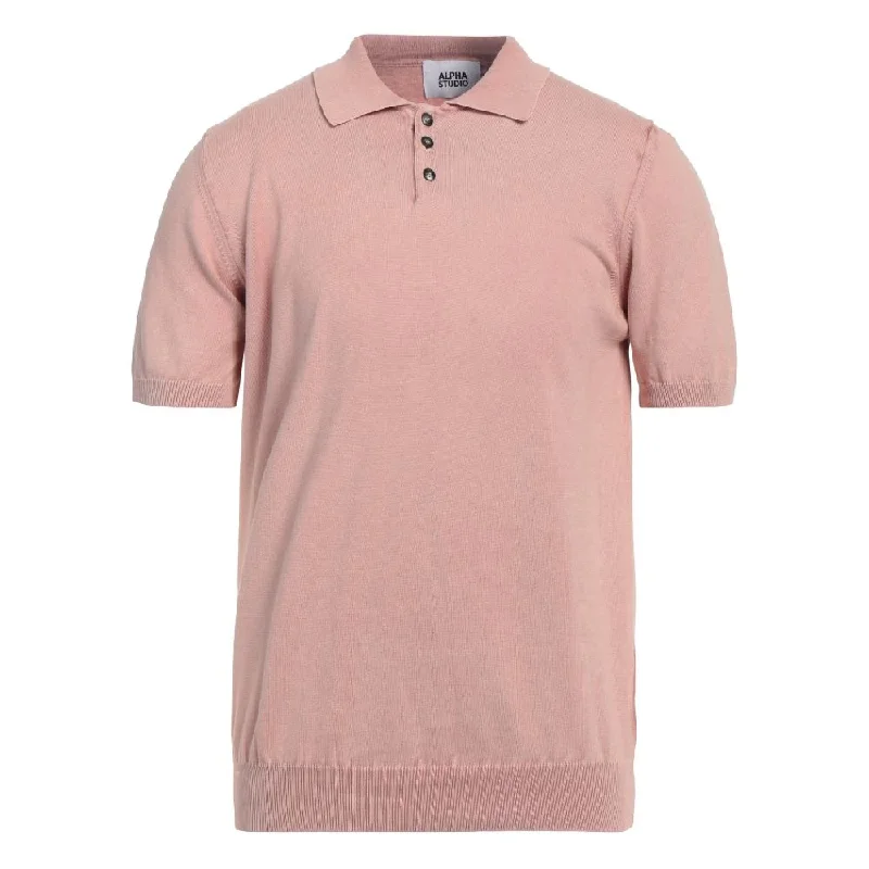 Men's Tailored Shirts for a Professional AppearanceAlpha Studio Cotton Polo Men's Shirt Men's Tailored Shirts for a Professional AppearanceAlpha Studio Cotton Polo Men's Shirt