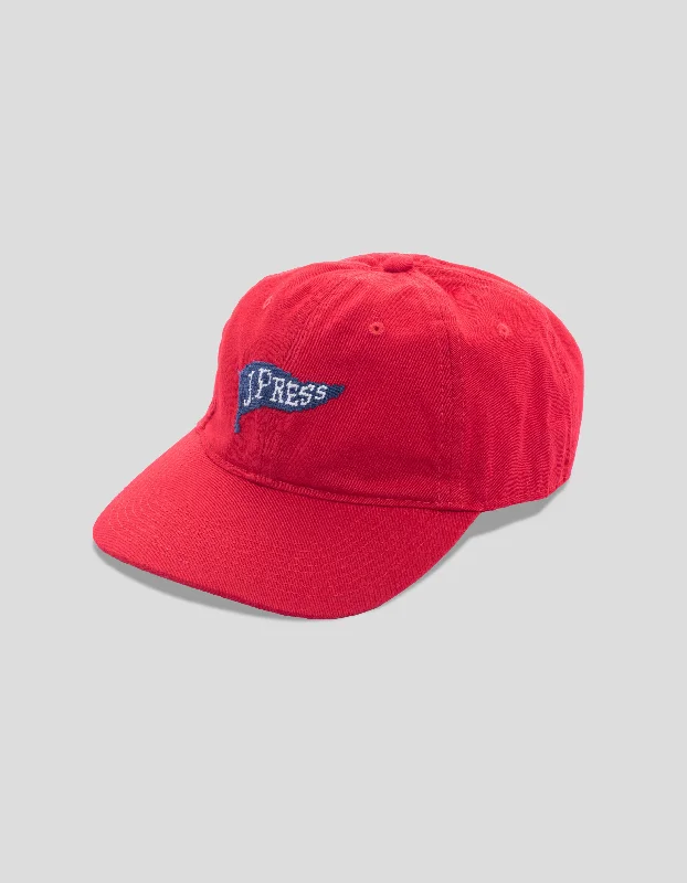Sun-Protective Beach HatsJ.PRESS PENNANT NEEDLEPOINT HAT - RED