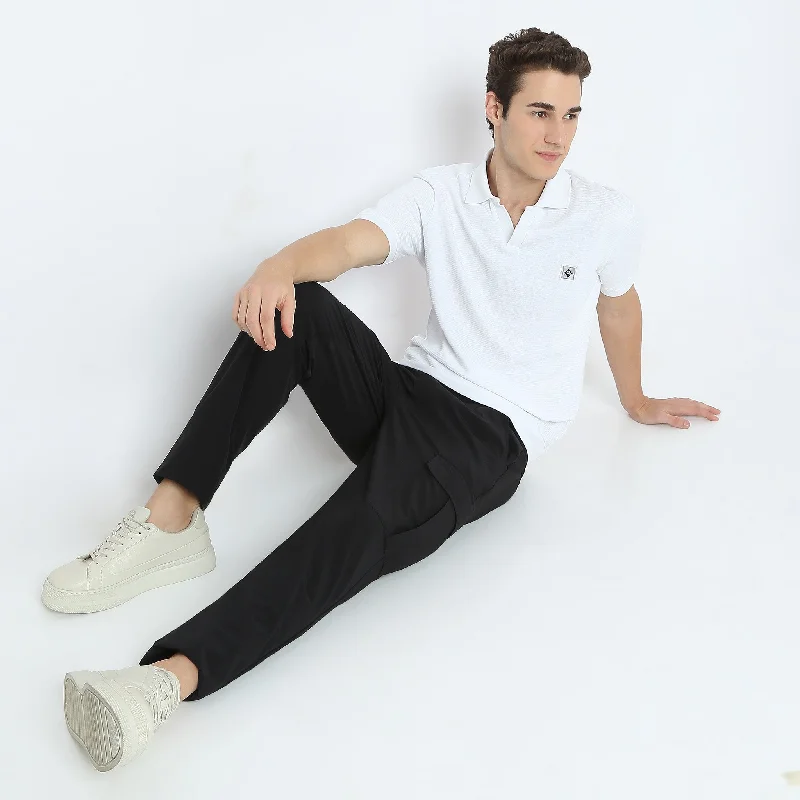 Men's Shirts with Tab CollarsJacquard Johnny Collar Modern Smart Island Polo T-Shirt Men's Shirts with Tab CollarsJacquard Johnny Collar Modern Smart Island Polo T-Shirt