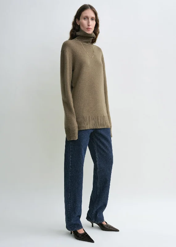 Men's Sweaters with Fair Isle PatternsCashmere turtleneck hazel