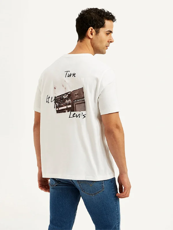 Men's Long-Sleeved ShirtsMen's Graphic Print Loose Fit T-Shirt