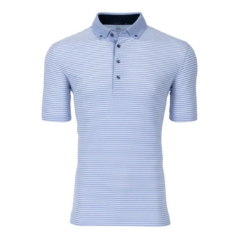 Men's Shirts with Raw-Edge HemlinesMen's Quogue Polo Shirt In Heron