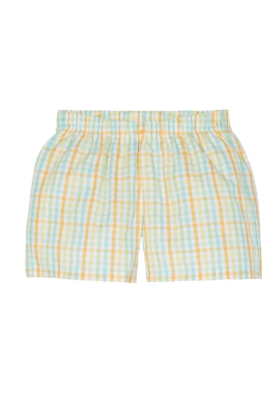 Men's Ripstop Travel Shorts for DurabilityKids' Pull On Shorts In Preppy Check