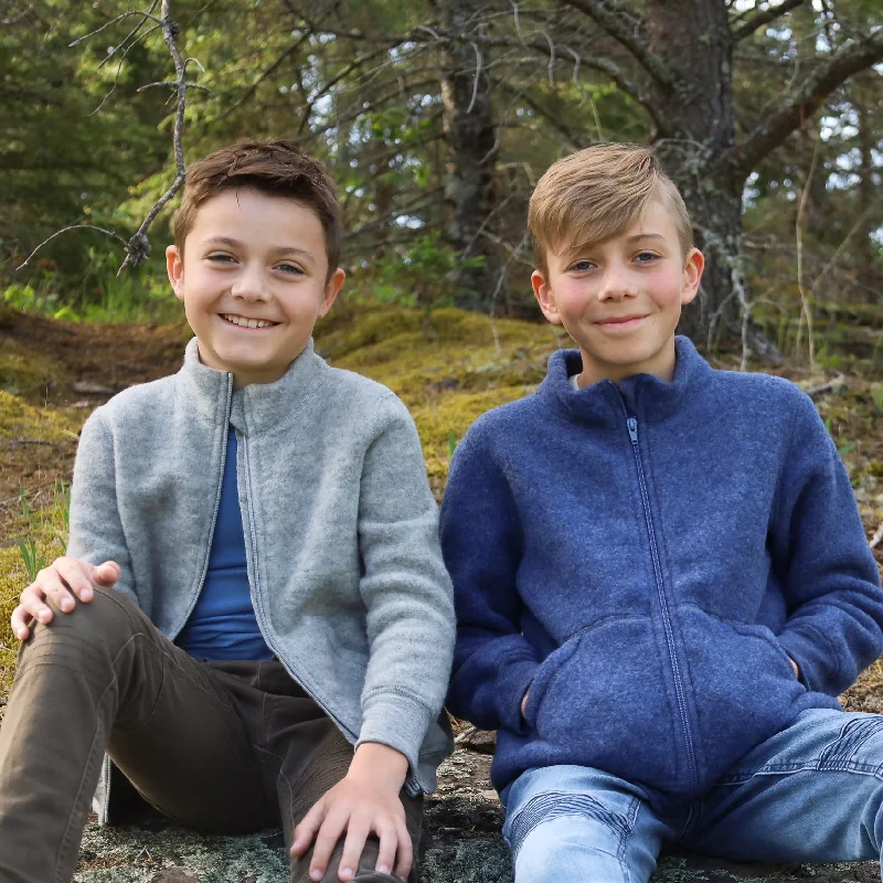 Men's Sweaters with BeadsEngel Child Jacket with Zipper, Fleece