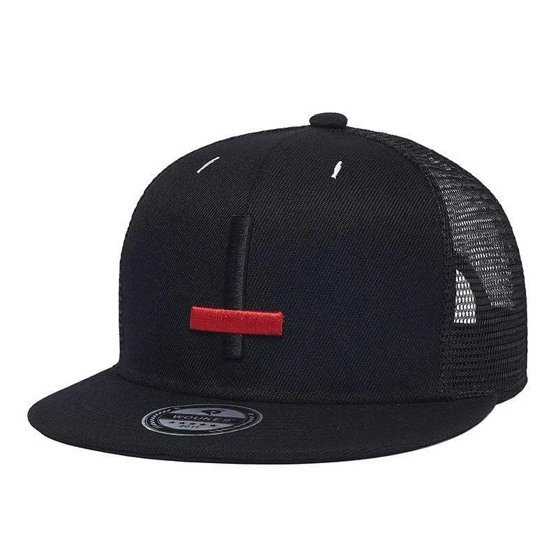 Gentlemen's Fedora HatsMen's Hip-hop Summer Red Cross Baseball Cap