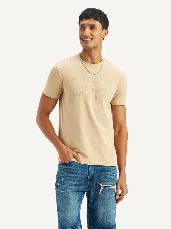 Men's Shirts for HikingMen's Brand Logo Regular Fit T-Shirt