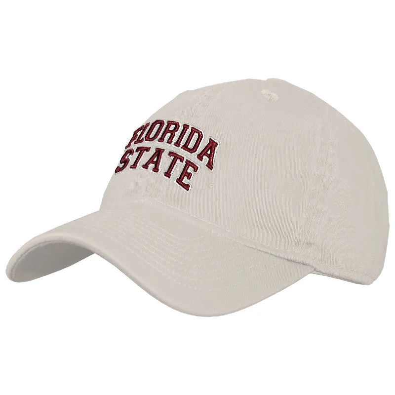 Big Size Fedora HatsLegacy Florida State Adjustable Relaxed Twill Hat - Stone