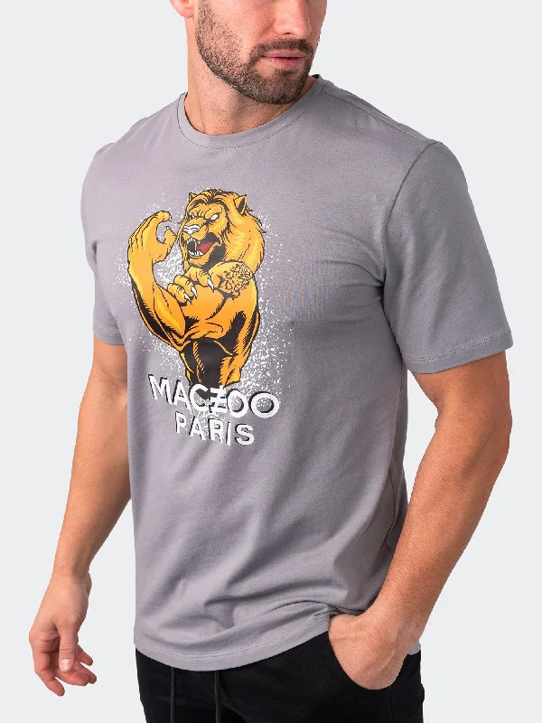 Men's Shirts with Striped PatternsTee Power Grey