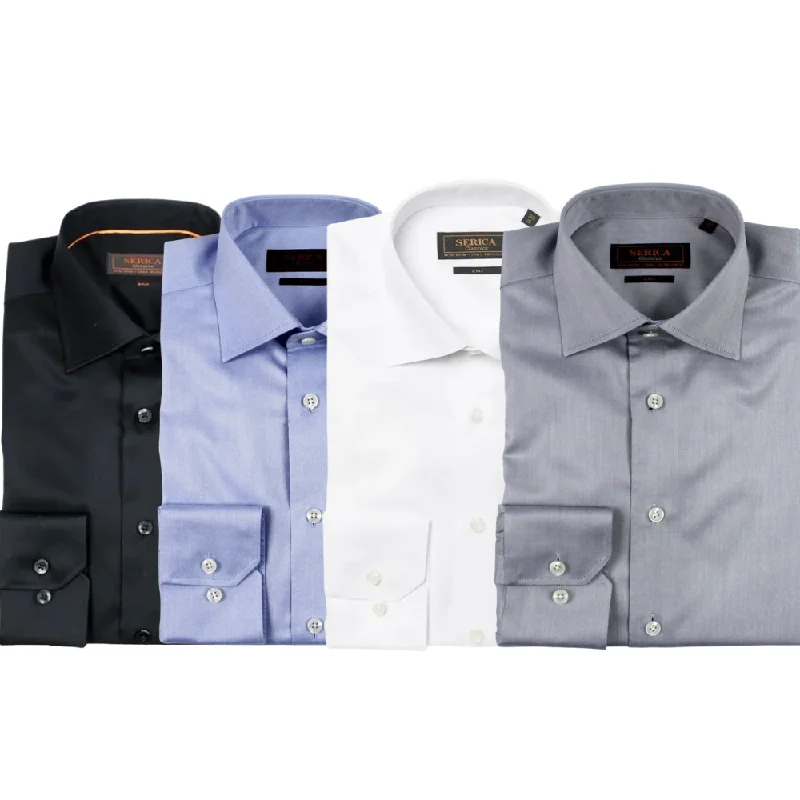 Men's Stain-Resistant Shirts for Mess-Free WearSerica Classics Dress Shirt - C-106 - Assorted Colours Men's Stain-Resistant Shirts for Mess-Free WearSerica Classics Dress Shirt - C-106 - Assorted Colours