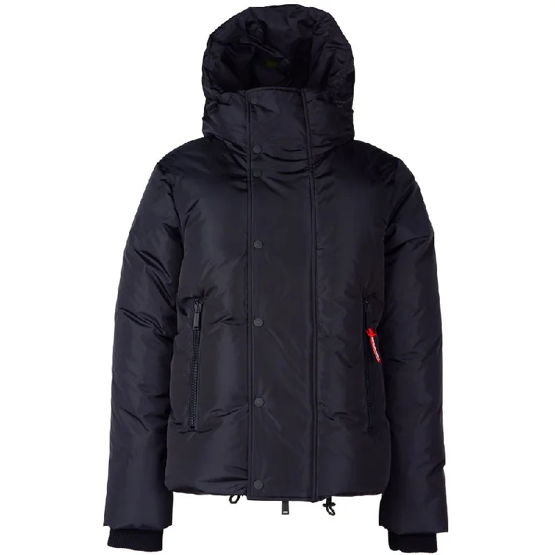 Classic Derby HatsBlack Nylon Men Jacket