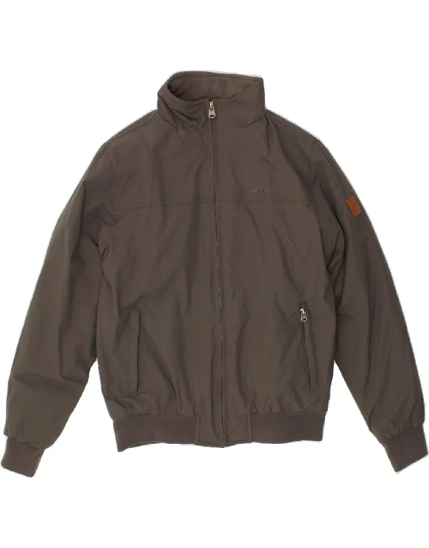 Modern Snapback CapsCATBALOU Mens Bomber Jacket UK 40 Large Grey Nylon