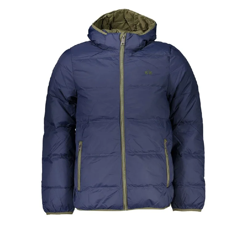Cheap Winter HatsChic Blue Lightweight Hooded Jacket