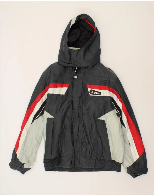 Relaxed Fisherman HatsCOLMAR Mens Hooded Windbreaker Jacket IT 52 Large Navy Blue Colourblock