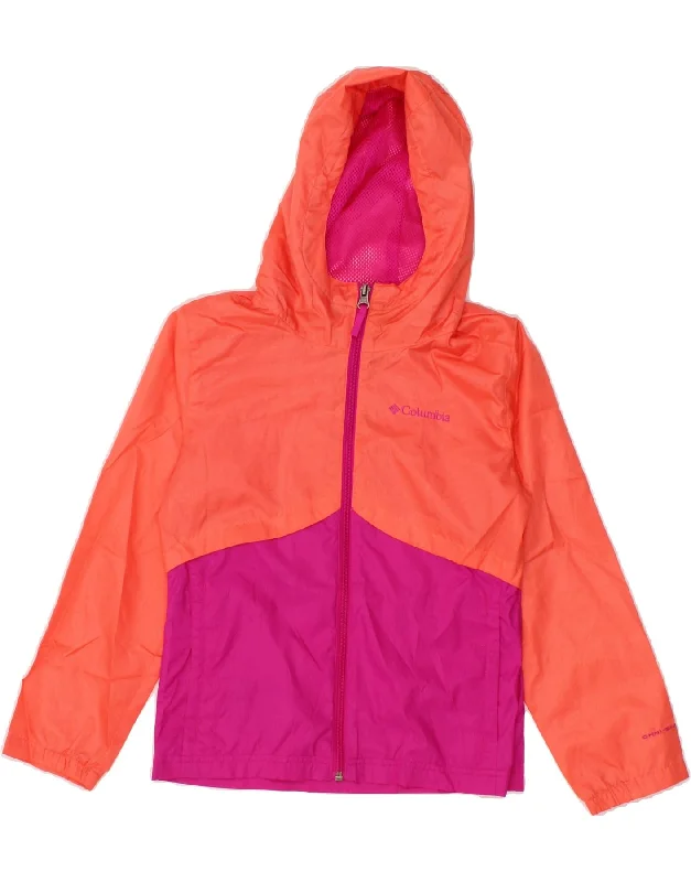 Sun-Protective Fishing HatsCOLUMBIA Girls Hooded Rain Jacket 7-8 Years Small Orange Colourblock Sun-Protective Fishing HatsCOLUMBIA Girls Hooded Rain Jacket 7-8 Years Small Orange Colourblock