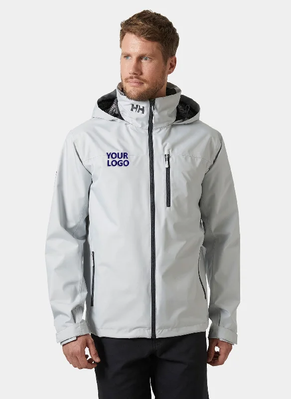Retro Fedora CapsHelly Hansen Crew Hooded Custom Jackets, Grey Fog
