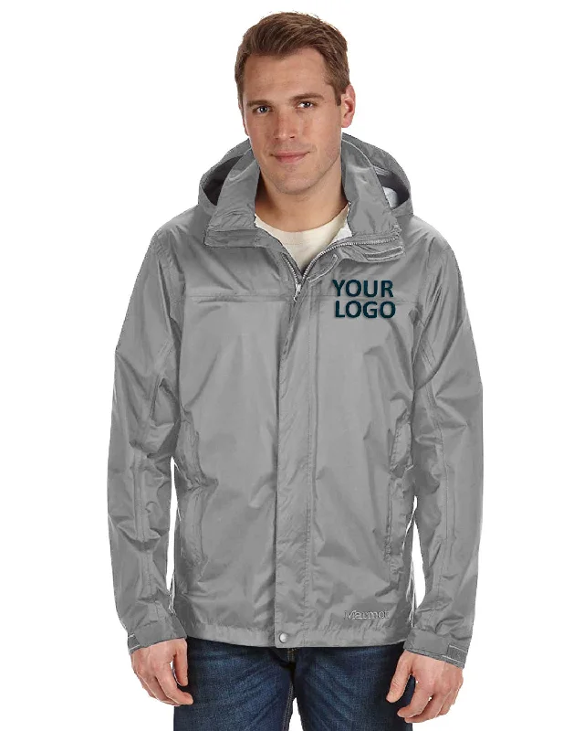 Formal Derby CapsMarmot Men's Precip Eco Jackets, Steel Onyx