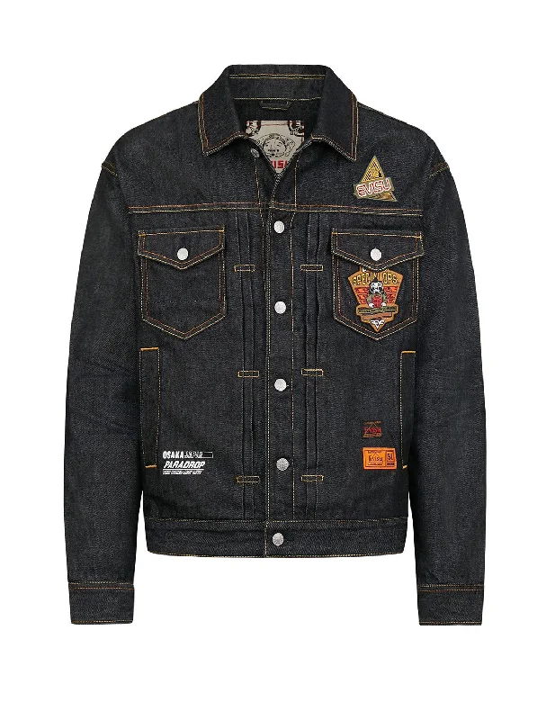 Girls' Straw HatsDaicock Denim Jacket with Detachable Waistcoat