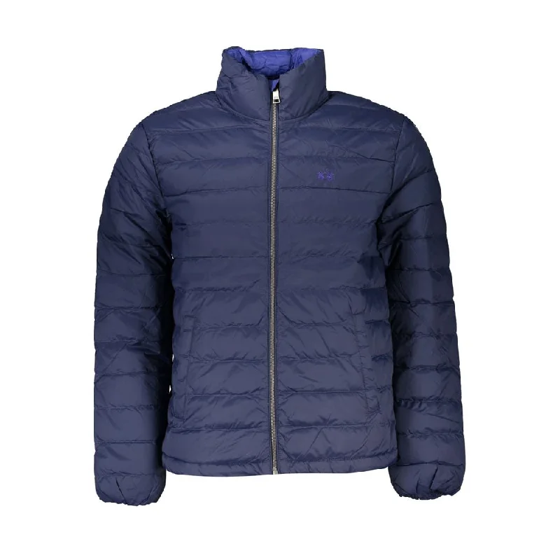 Waterproof Work HatsElegant Long-sleeved Blue Jacket