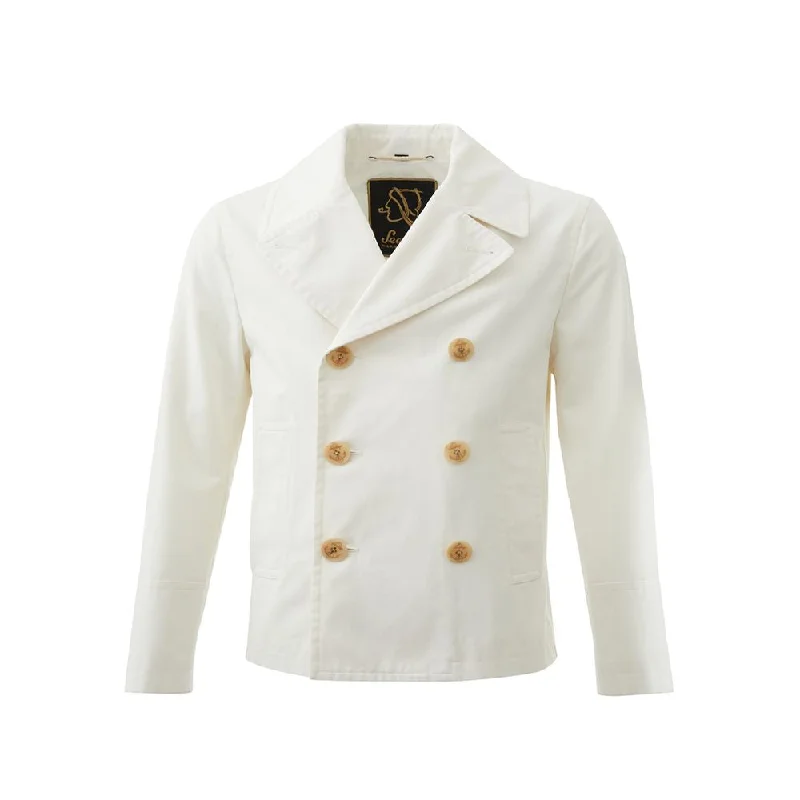 Artistic Derby HatsElegant White Polyamide Jacket
